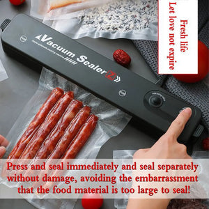 Vacuum Sealer, Food Vacuum Sealer Machine, Automatic Food Vacuum Sealer for Food Preservation Air Sealing Packing System, for Sous-Vide and Food Storage